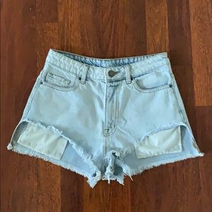 BDG | Urban Outfitters | high rise jean shorts